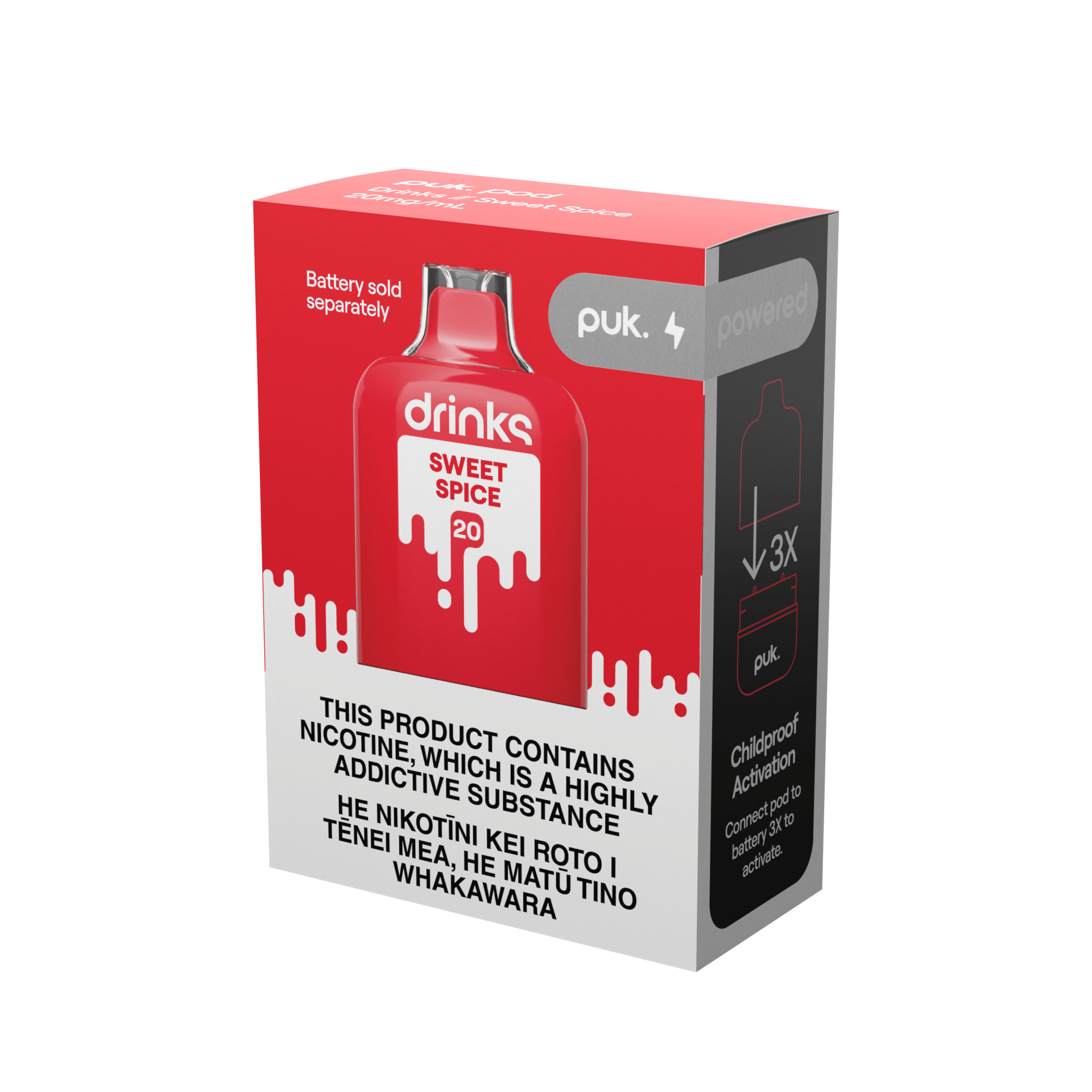 Drinks - puk. Pod - Sweet Spice - Vapoureyes