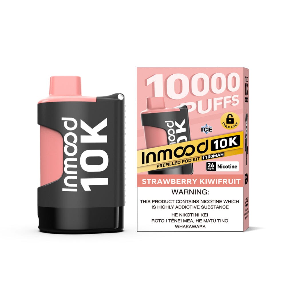Inmood 10K Prefilled Pod Kit - Strawberry Kiwifruit - Vapoureyes
