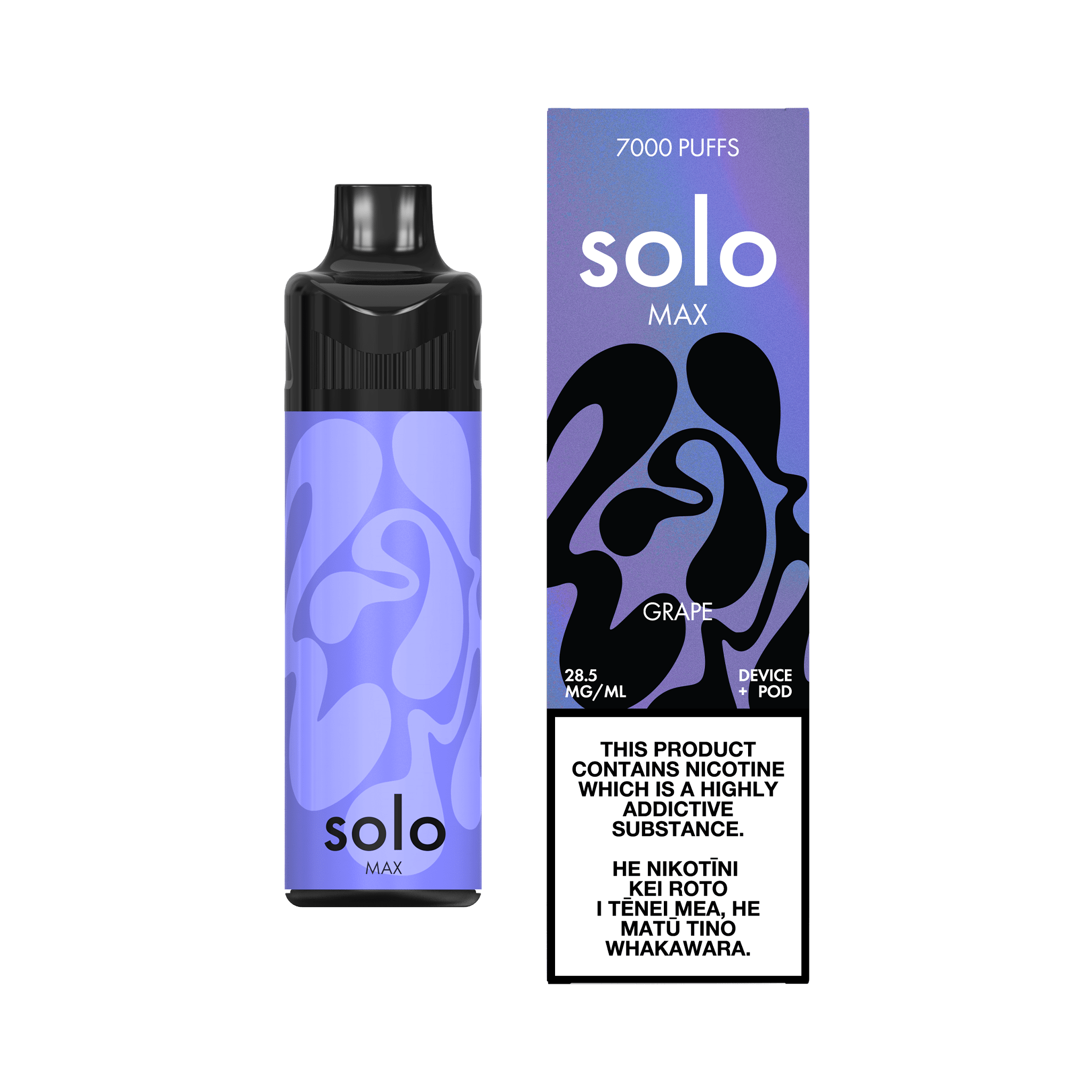 solo MAX Pod Kit - Grape Vapoureyes NZ solo MAX Pod Kit - Grape Vapoureyes NZ