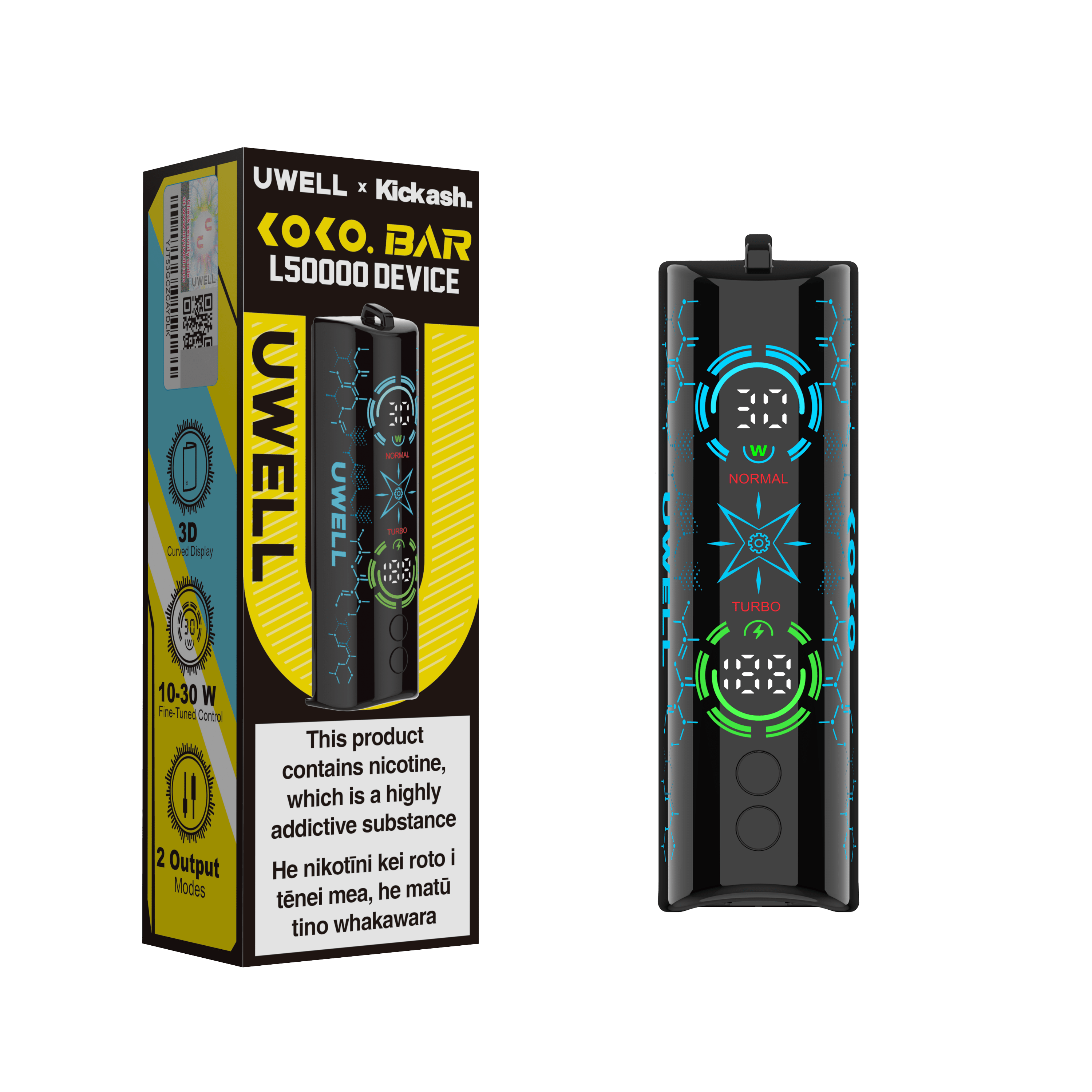 UWELL - KOKO Bar L50000 Device  Vapoureyes NZ