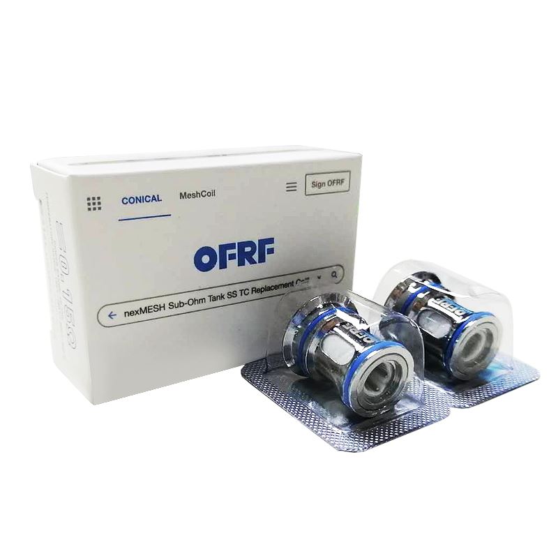 OFRF - nexMESH Conical Replacement Coils (2 Pack) - Vapoureyes