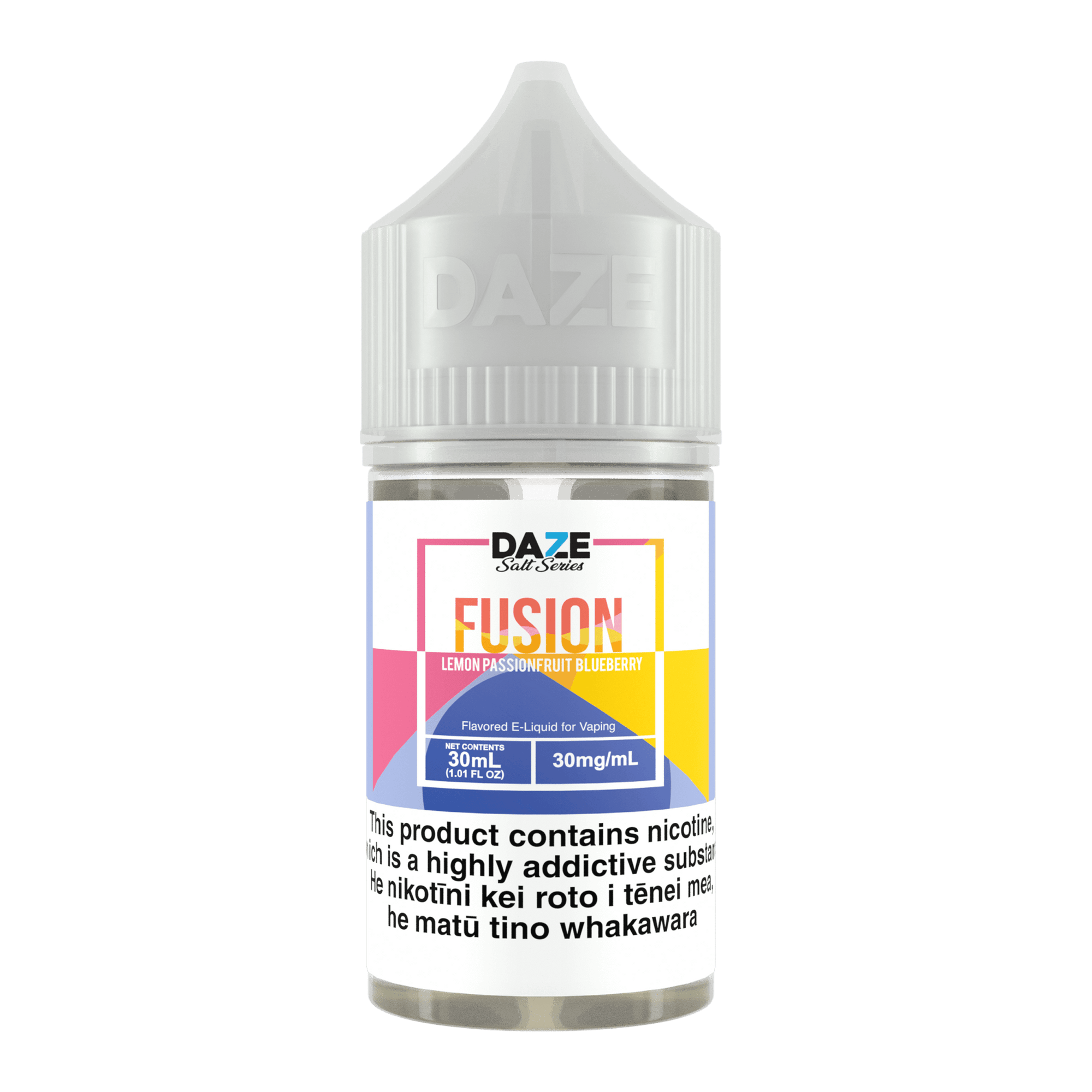 7DAZE Fusion Salts - Lemon Passionfruit Blueberry - Vapoureyes