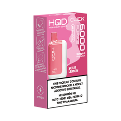 HQD Click Kit - Sour Lemon - Vapoureyes NZ