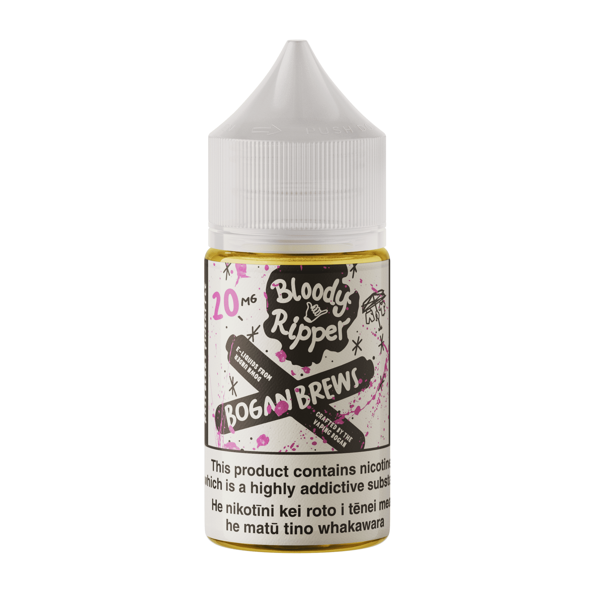 Bogan Brews Salts - Raspberry Pineapple - Vapoureyes