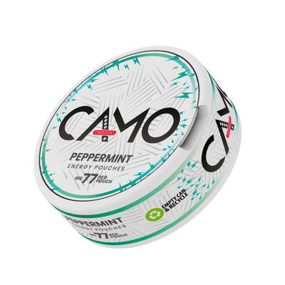 CAMO - Peppermint flavoured Caffeine Pouches - 77mg