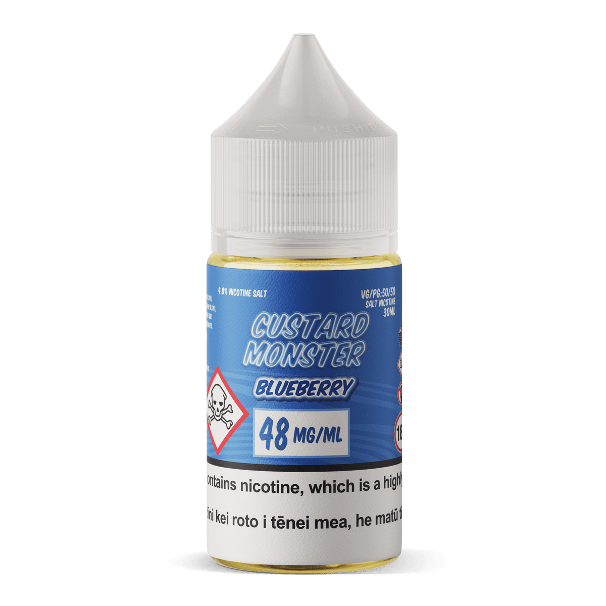 Custard Monster Salt - Blueberry - Vapoureyes NZ