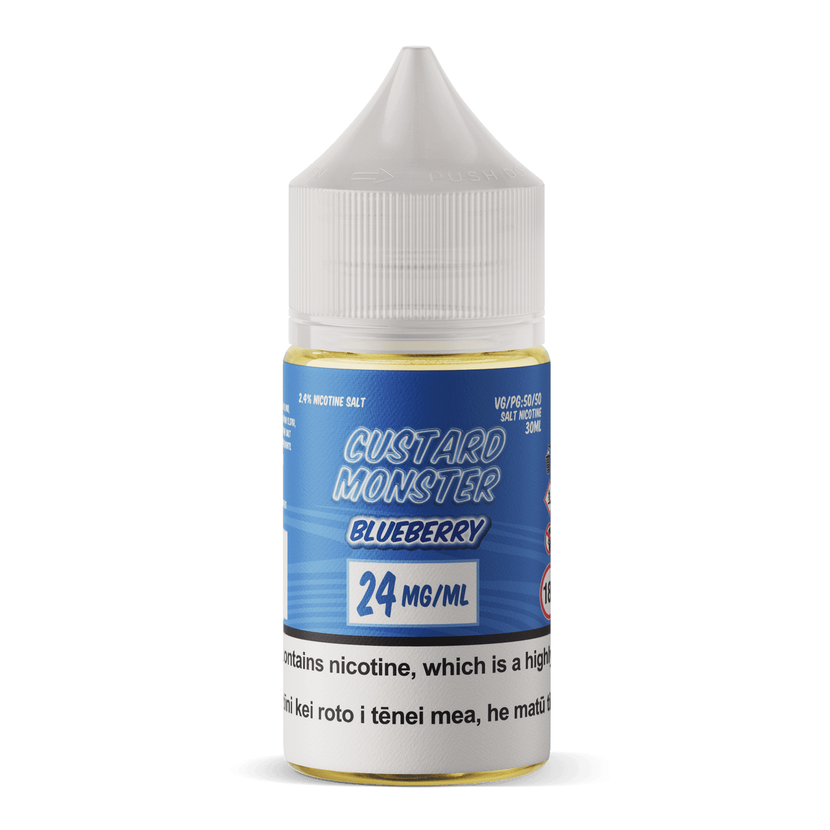 Custard Monster Salt - Blueberry - Vapoureyes NZ