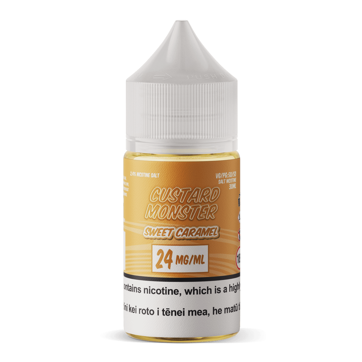 Custard Monster Salt - Sweet Caramel - Vapoureyes NZ