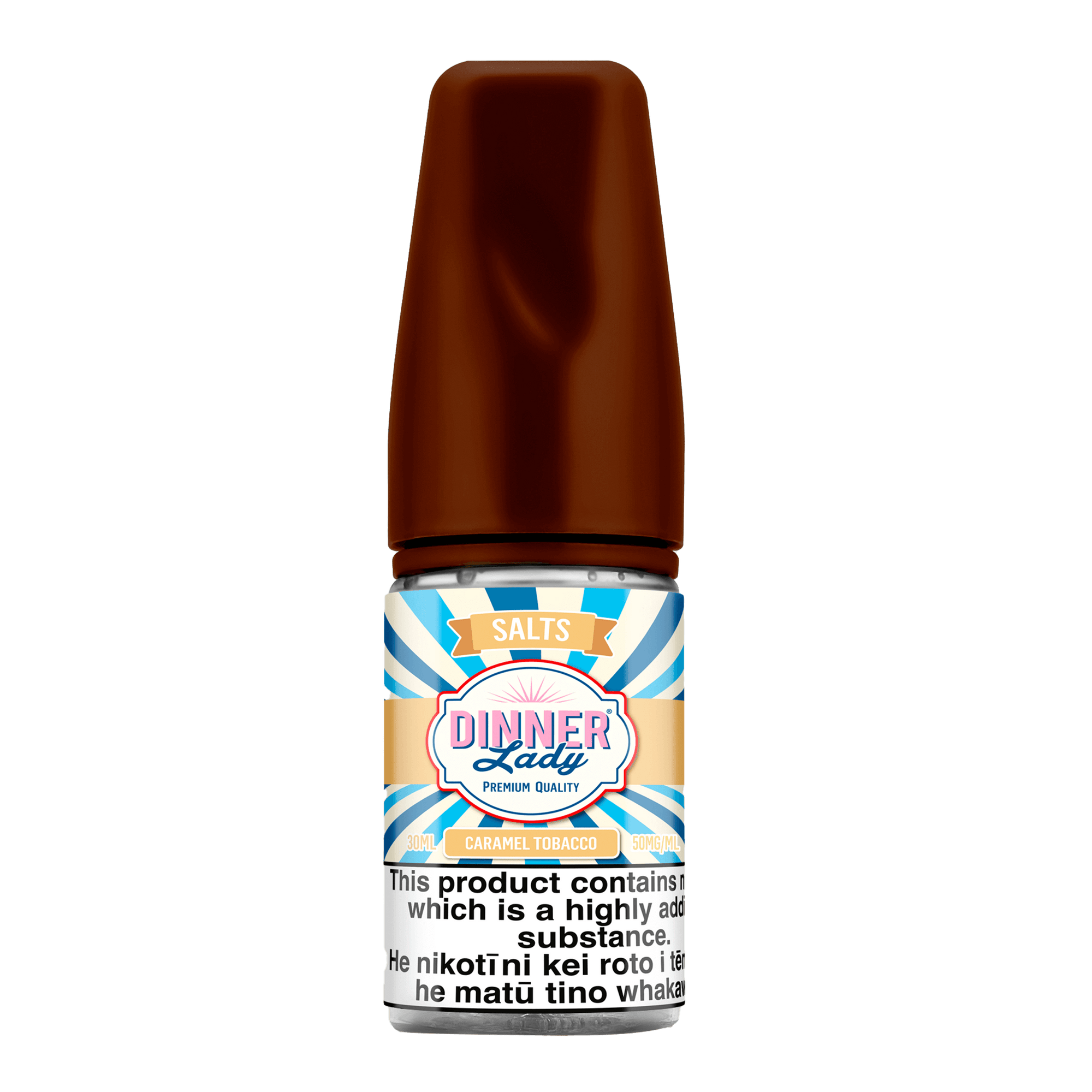 Dinner Lady Salts - Caramel Tobacco - Vapoureyes