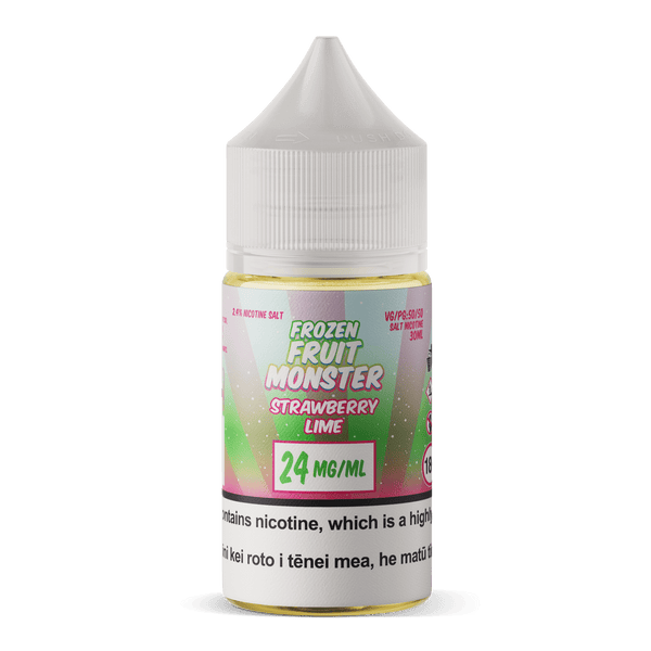 Frozen Fruit Monster- Strawberry Lime Ice Salt 24 MG – Surfing Clouds Frozen Fruit Monster- Strawberry Lime Ice Salt 24 MG – Surfing Clouds