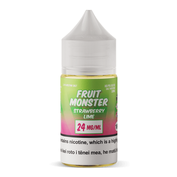 Vape Juice Flavors Strawberry Lime - 24mg - Fruit Monster Salts - 30mL  Australia Near Me