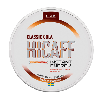HICAFF - Classic Cola flavoured Caffeine Pouches - 100mg