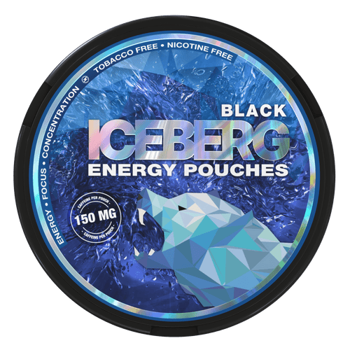 ICEBERG - ブラックフレーバーカフェインパウチ - 150mg