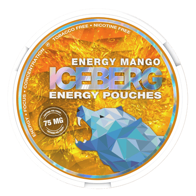 ICEBERG - Energy Mango flavoured Caffeine Pouches - 75mg