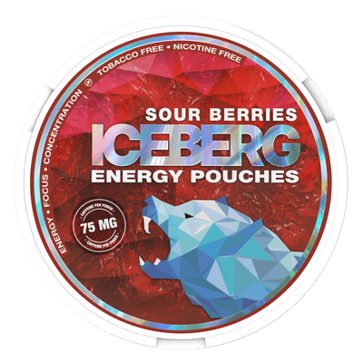 ICEBERG - Sour Berries flavoured Caffeine Pouches - 75mg