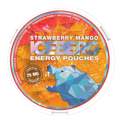 ICEBERG - Strawberry Mango flavoured Caffeine Pouches - 75mg