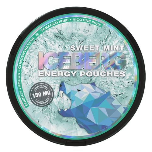 ICEBERG - Sweet Mint flavoured Caffeine Pouches - 150mg