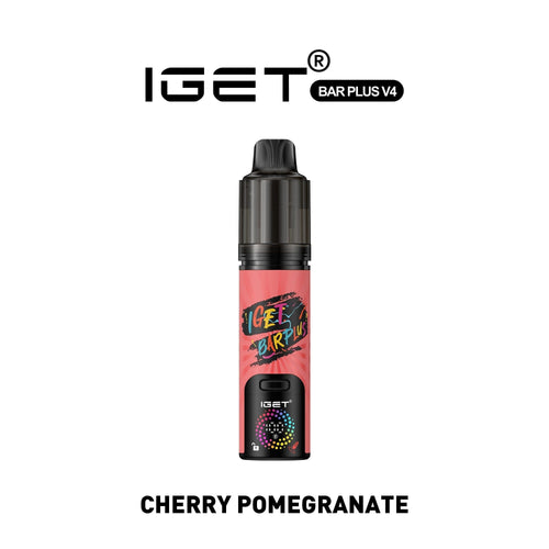iGET Bar Plus Kit V4 (15000 Puffs) - Cherry Pomegranate