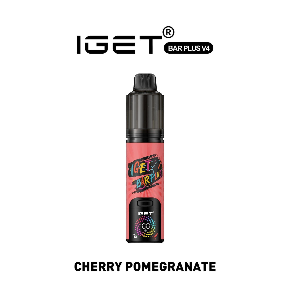 iGET Bar Plus Kit V4 (15000 Puffs) - Cherry Pomegranate - Vapoureyes