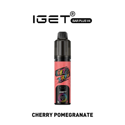 iGET Bar Plus Kit V4 (15000パフ) - チェリーポメグラネート
