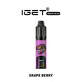 iGET Bar Plus Kit V4 (15000 Puffs) - Grape Berry - Vapoureyes