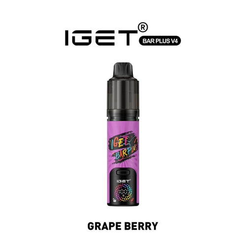 iGET Bar Plus Kit V4 (15000 Puffs) - Grape Berry