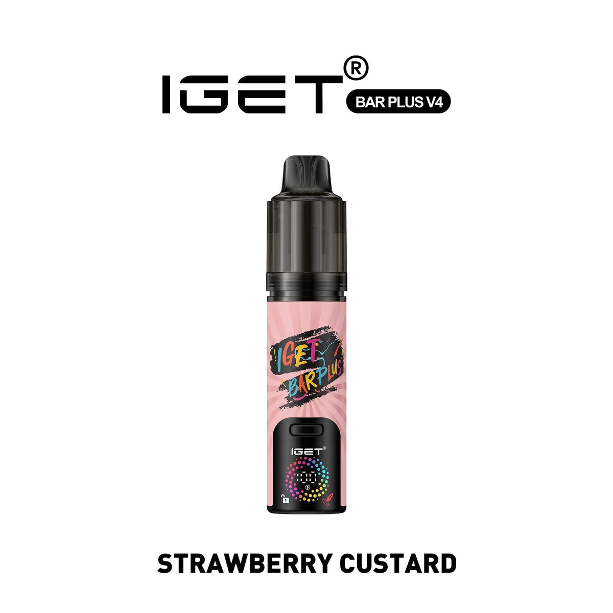 iGET Bar Plus Kit V4 (15000 Puffs) - Strawberry Custard - Vapoureyes