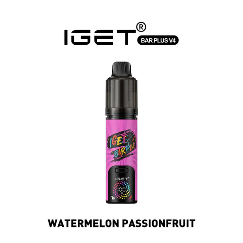 iGET Bar Plus Kit V4 (15000 Puffs) - Watermelon Passionfruit