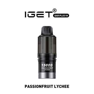 iGET Bar Plus V4 Pod (15000) - Passionfruit Lychee