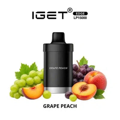 iGET Edge LP15000 Pods - Grape Peach