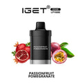 iGET Edge LP15000 Pods - Passionfruit Pomegranate - Vapoureyes