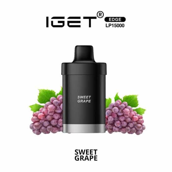 iGET Edge LP15000 Pods - Sweet Grape - Vapoureyes