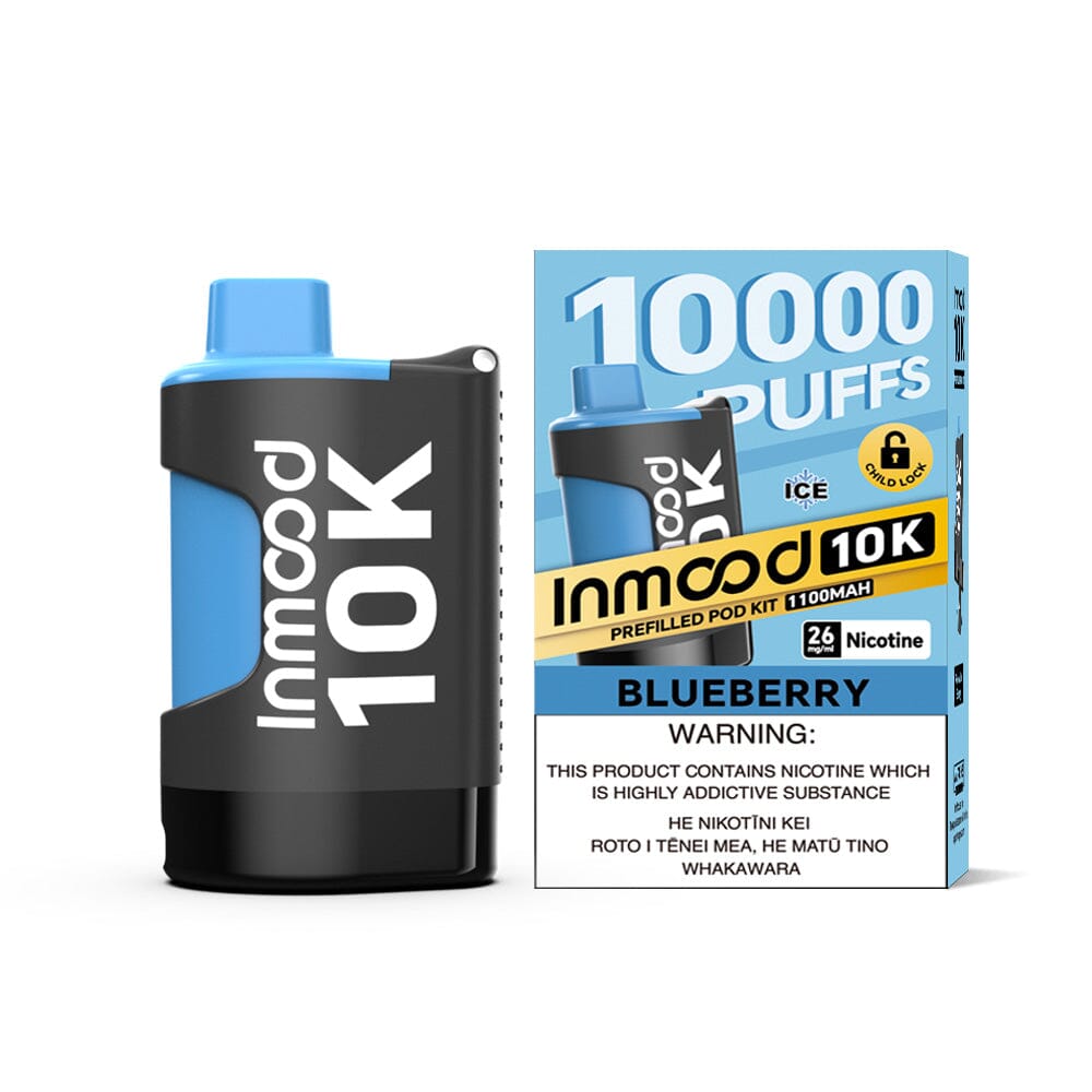 Inmood 10K Prefilled Pod Kit - Blueberry - Vapoureyes