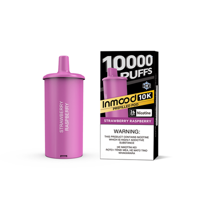 Inmood 10K Prefilled Pod - Strawberry Raspberry