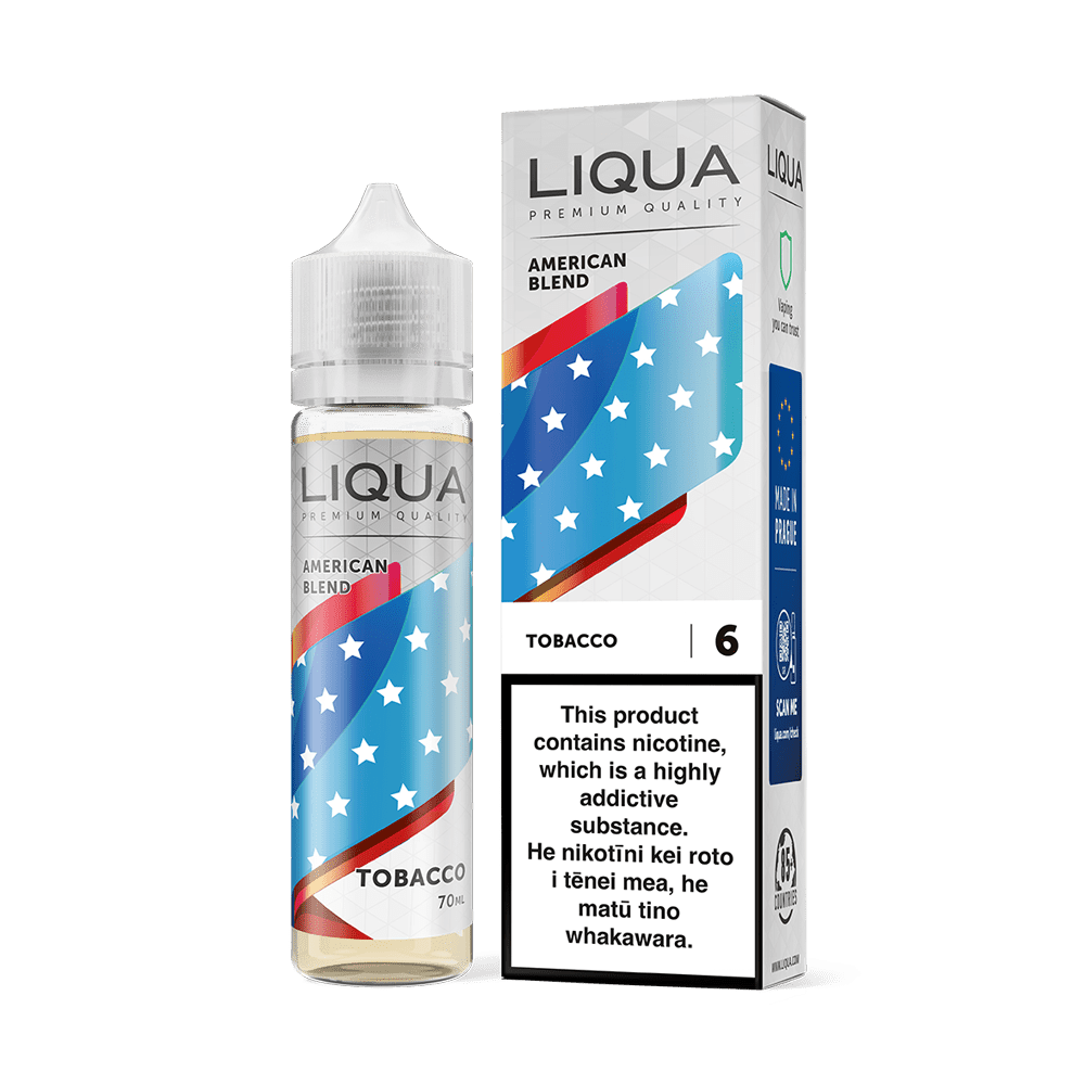 Liqua American Blend - Tobacco - Vapoureyes NZ