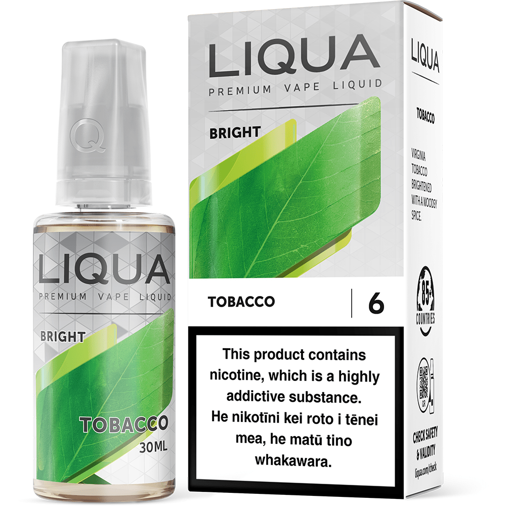 Liqua Bright - Tobacco - Vapoureyes NZ