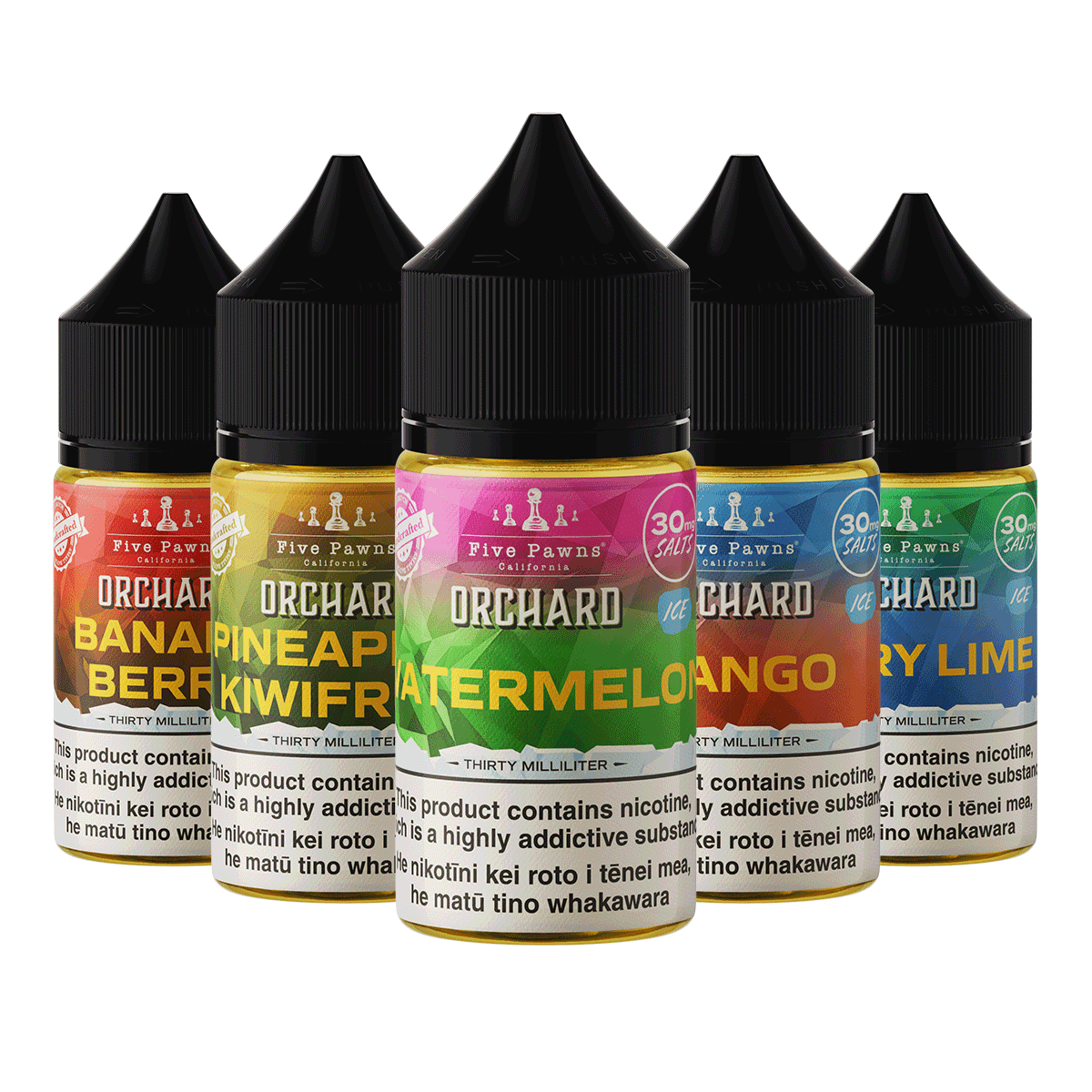 Orchard Blends Iced Salts Tasting Pack - Vapoureyes