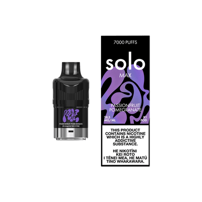 solo MAX Pod (10ml) - Passionfruit Pomegranate