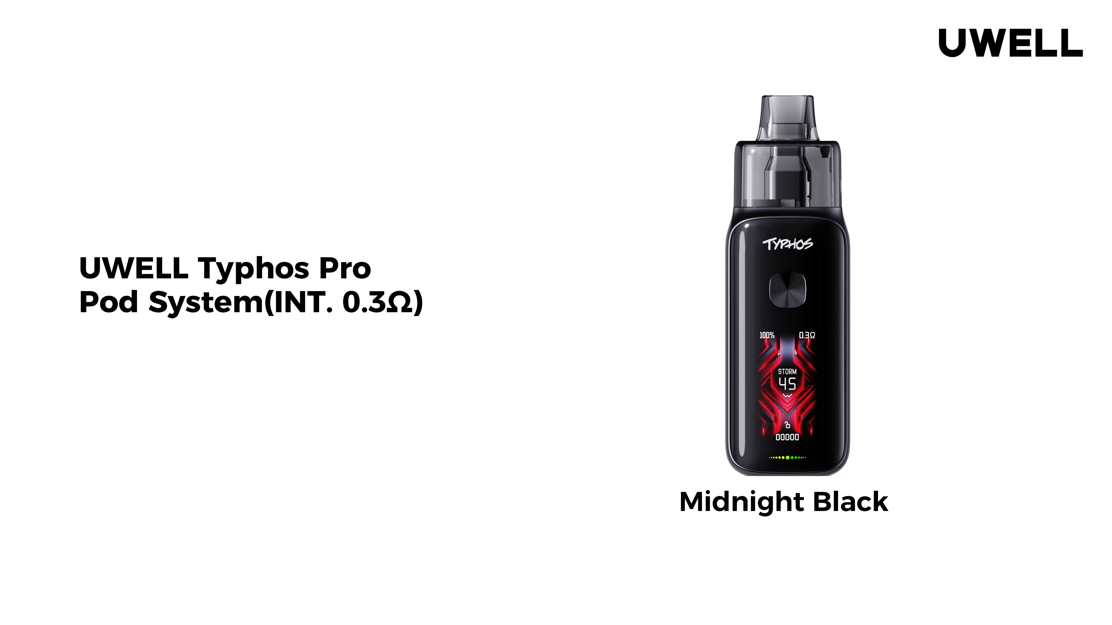 Uwell - Typhos Pro Pod Kit - Vapoureyes