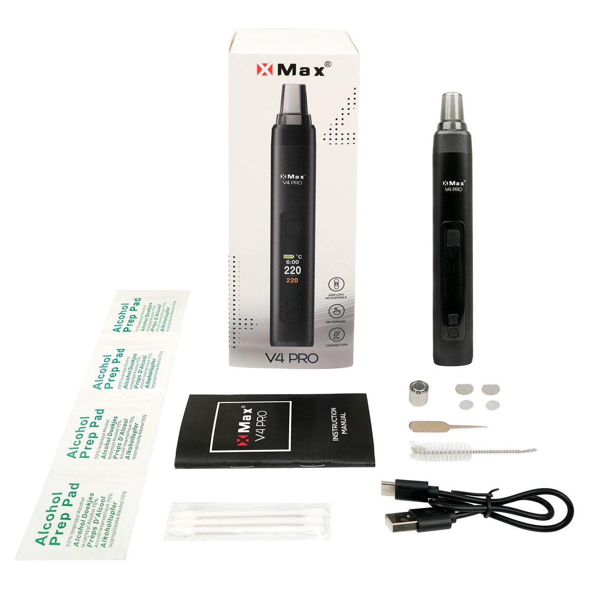 V4 Pro Dry Herb Vaporiser - Vapoureyes