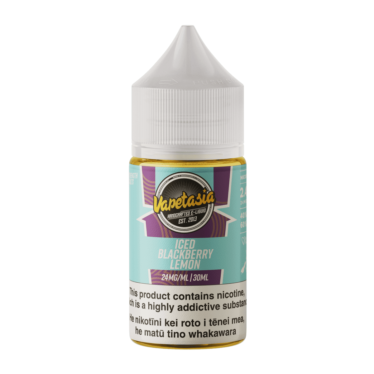 Vapetasia Lemonade Iced Salts - Blackberry Lemon - Vapoureyes