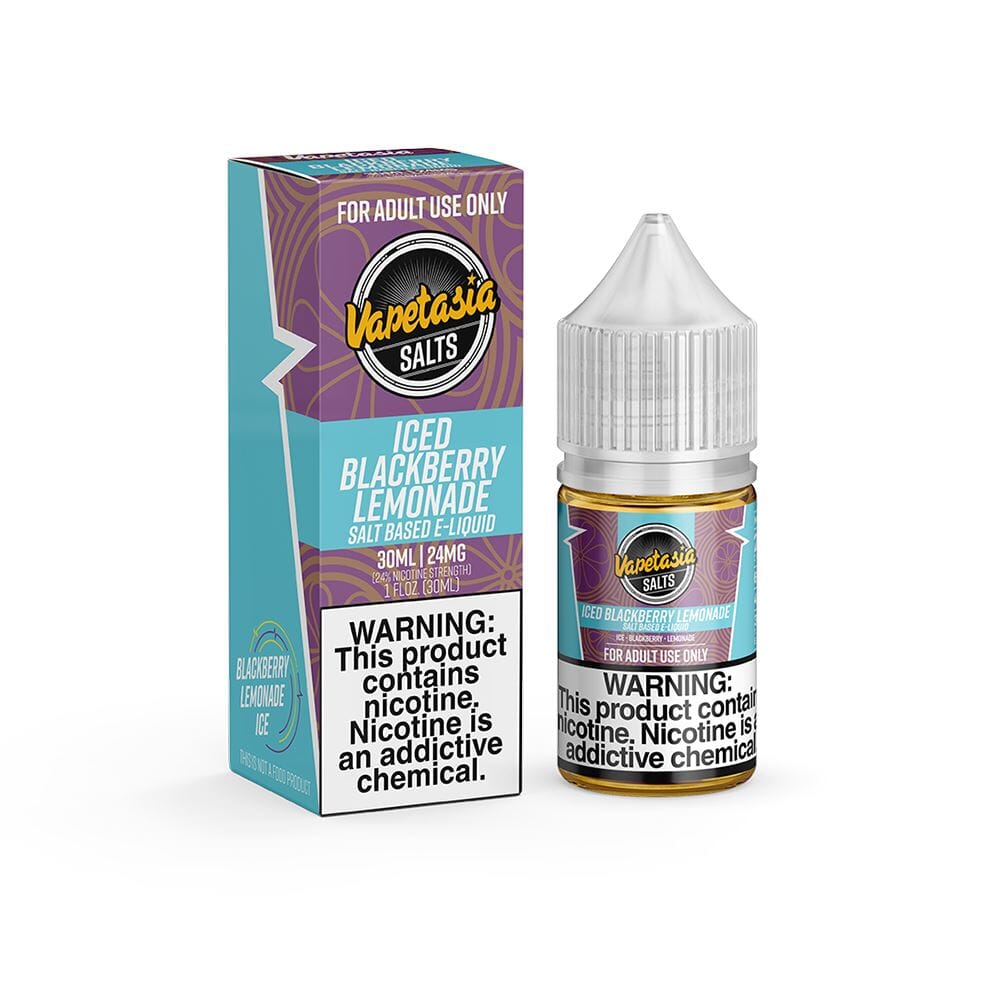 Vapetasia Lemonade Iced Salts - Blackberry Lemon - Vapoureyes