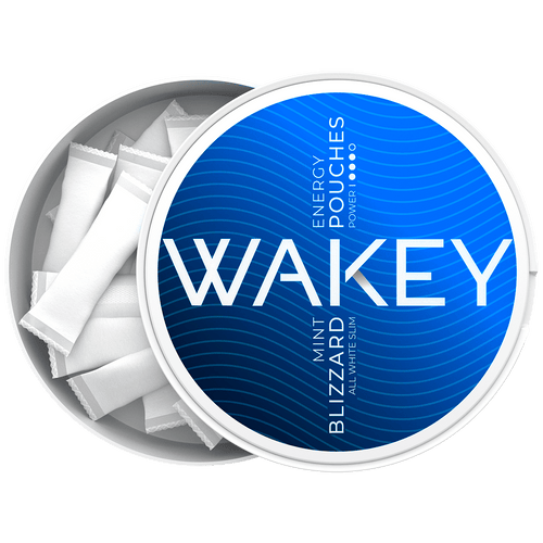 WAKEY - ブリザードミント味 カフェインポーチ - 50mg - 100mg