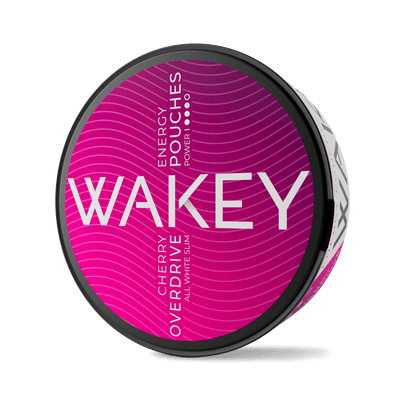 WAKEY - Cherry Overdrive flavoured Caffeine Pouches - 50mg
