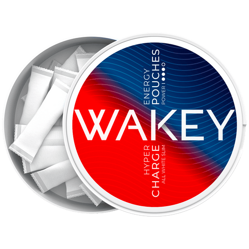 WAKEY - ハイパーチャージ風味カフェインポーチ - 50mg
