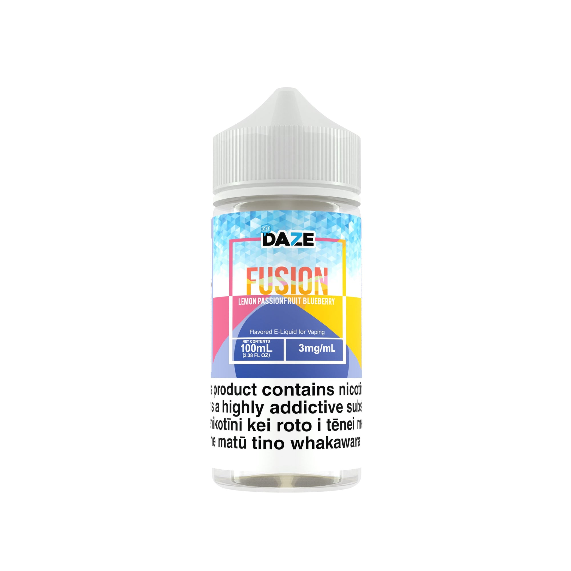 7DAZE Fusion Iced - Lemon Passionfruit Blueberry - Vapoureyes