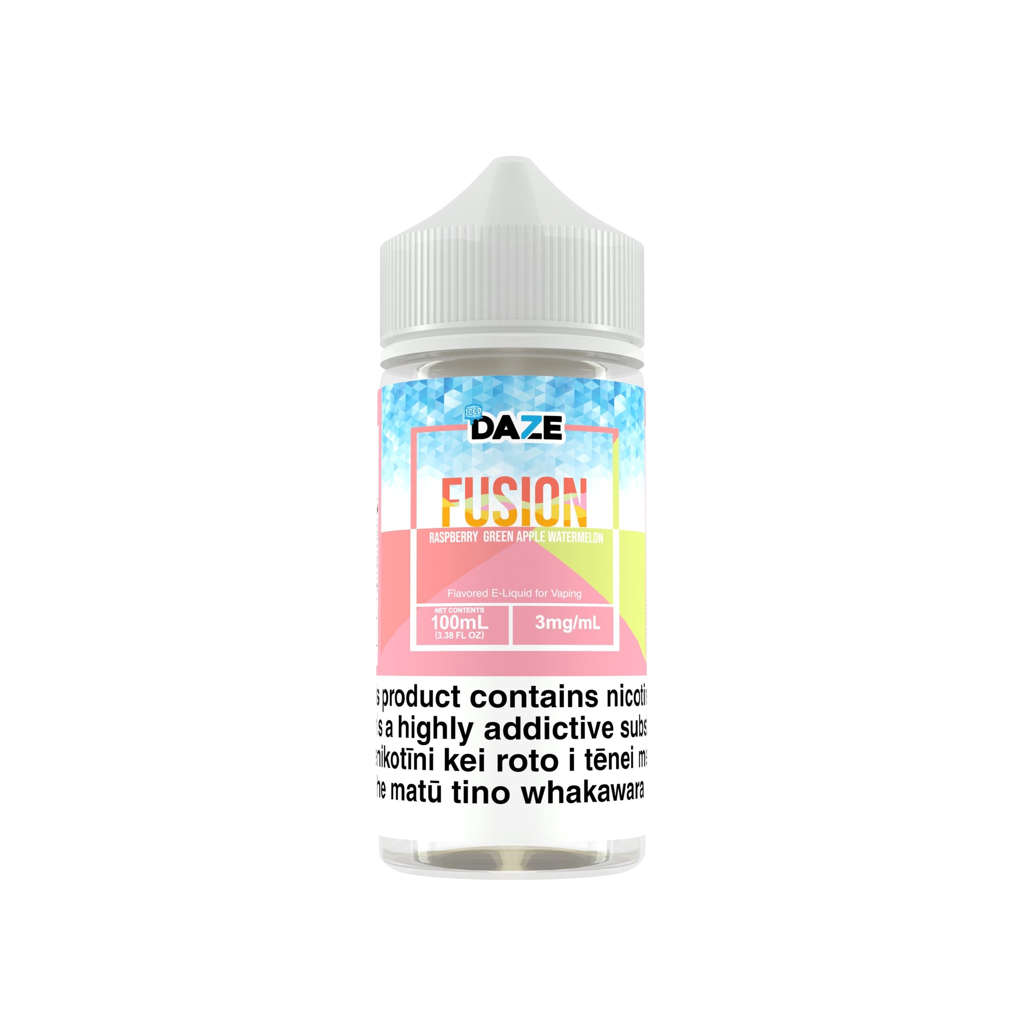 7DAZE Fusion Iced - Raspberry Green Apple Watermelon - Vapoureyes