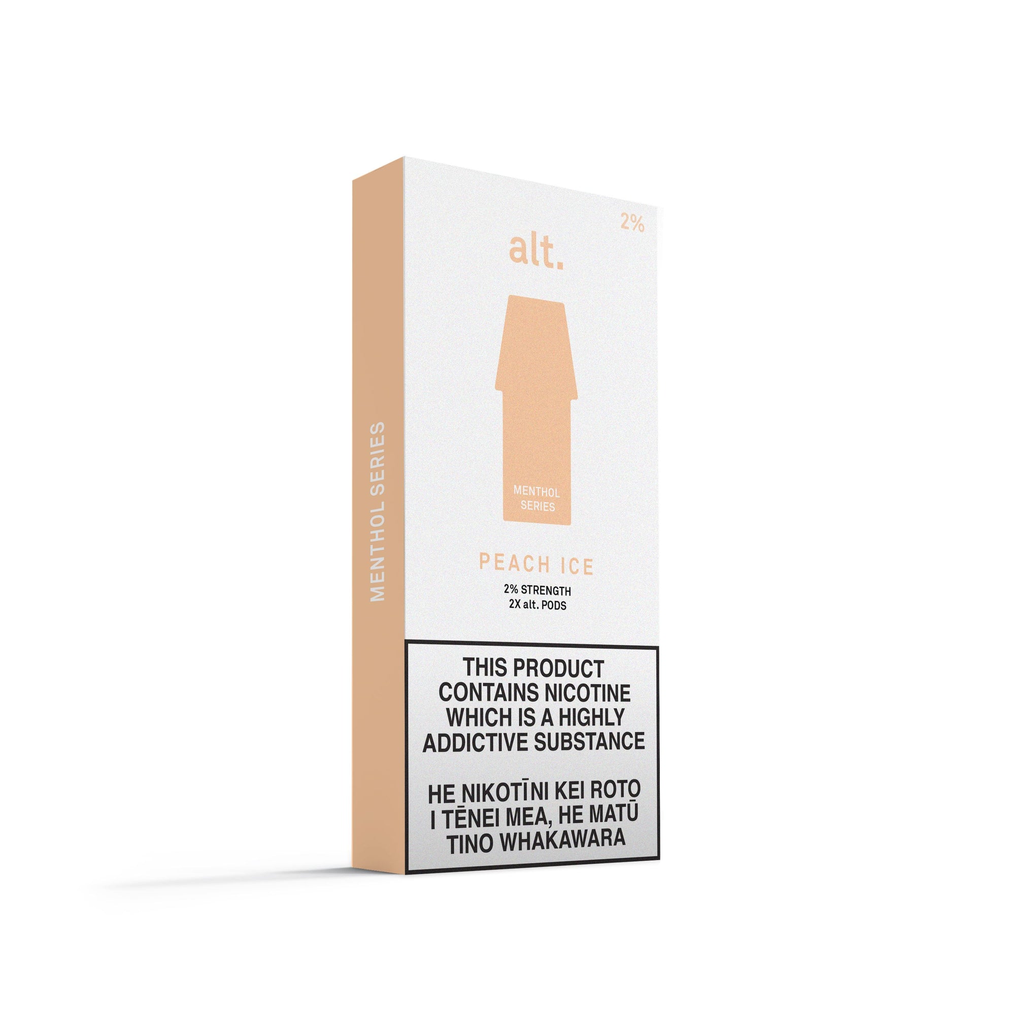 Alt - Peach Ice Replacement Pods (2 Pack) - Vapoureyes