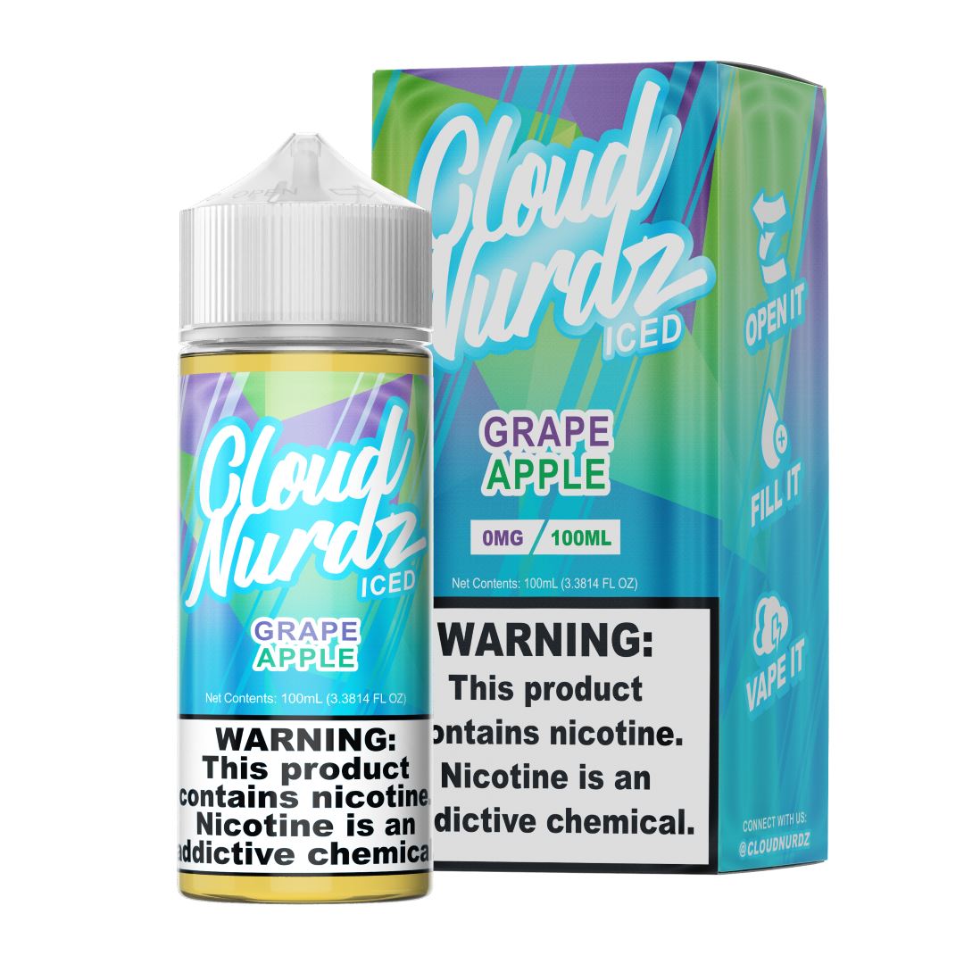 Cloud Nurdz - Grape Apple Iced - Vapoureyes