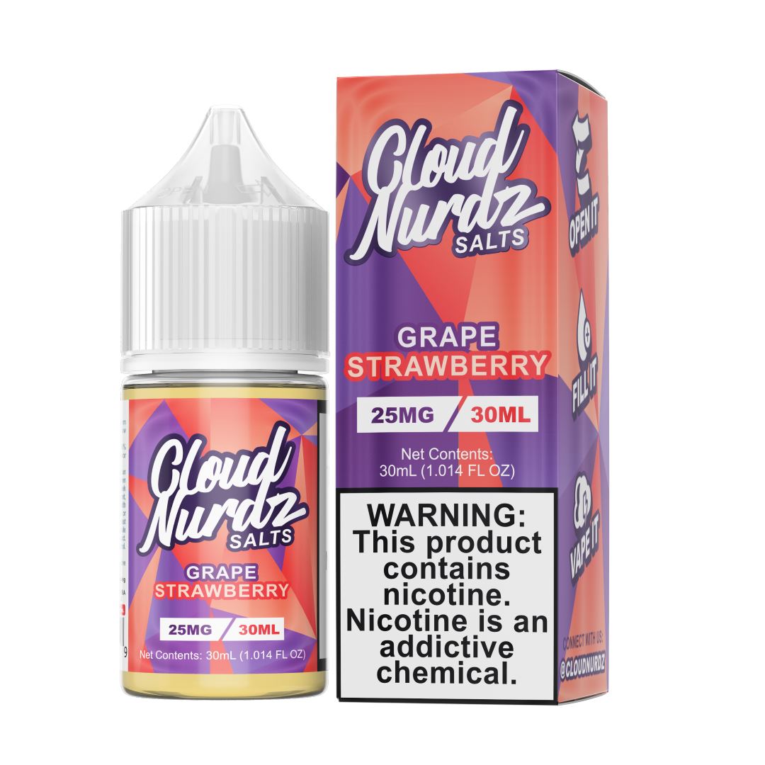 Cloud Nurdz SALT - Grape Strawberry - Vapoureyes